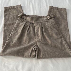 Banana Republic Factory High Rise Herringbone Seafarer Wool Blend Pants